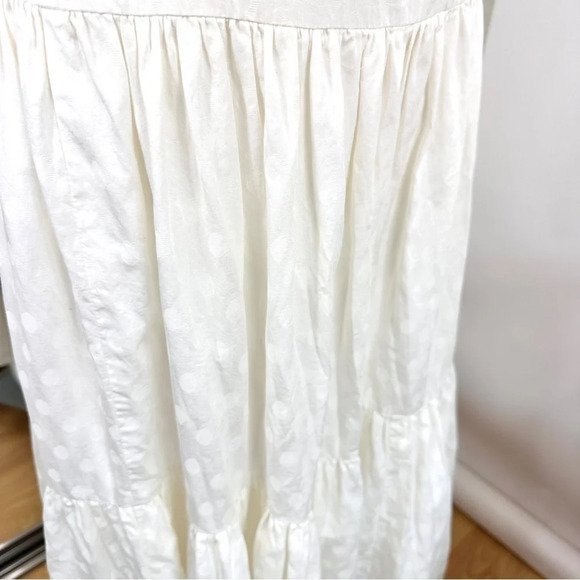 Tiered Cut-Out Maxi Dress in Ivory Size Small Significant Other Anthropologie - Picture 8 of 15